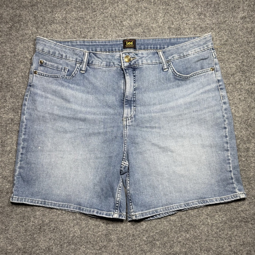 Lee Women's Mid-Rise Denim Bermuda Shorts Size 20M